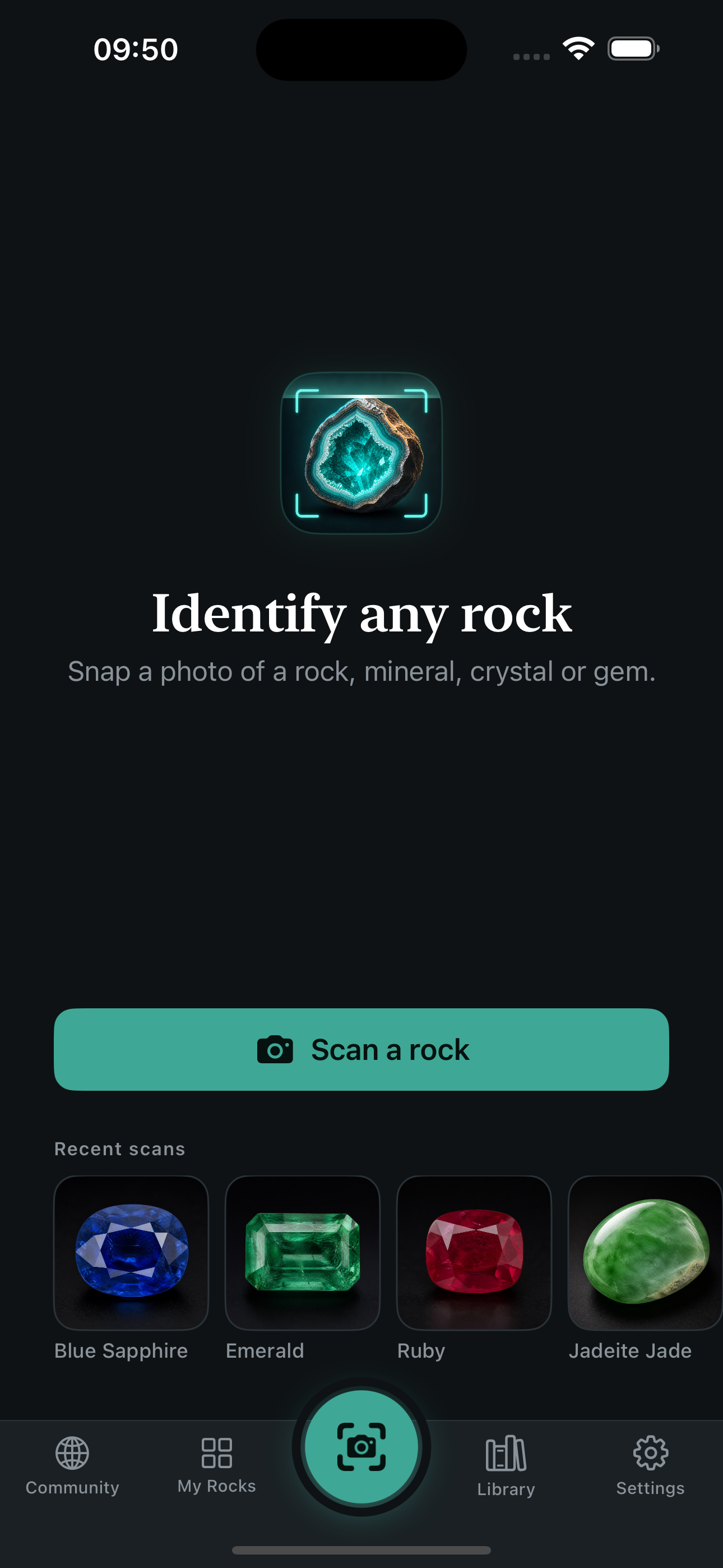 La vostra col·lecció d'un cop d'ull — Rock Identifier iPhone